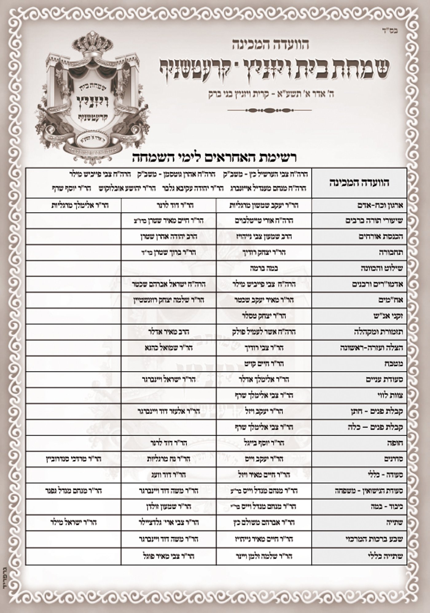 אולם אחד, 5 חתונות ענק