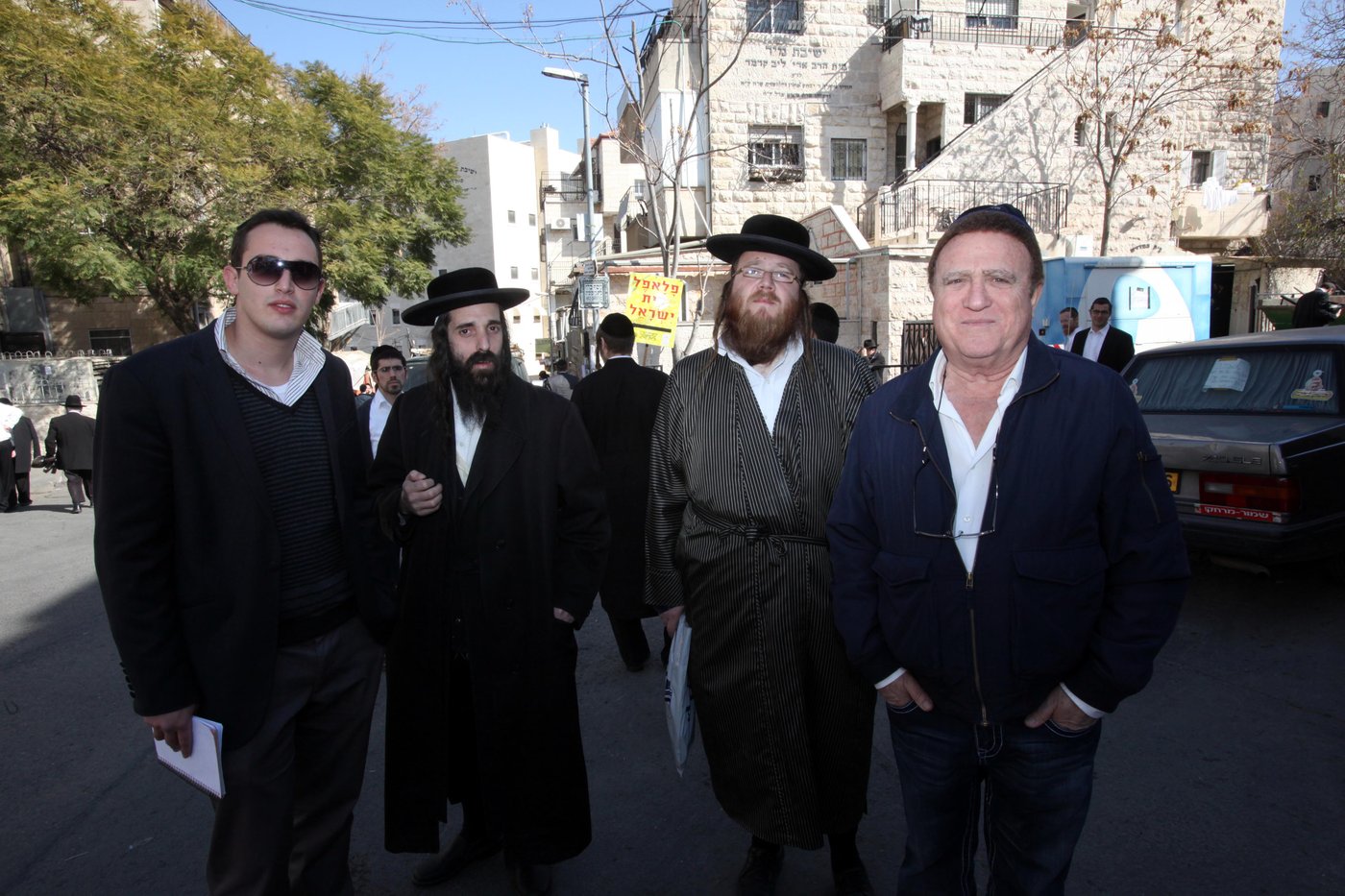 פפנהיים וקרויס אירחו את יהורם גאון במאה שערים