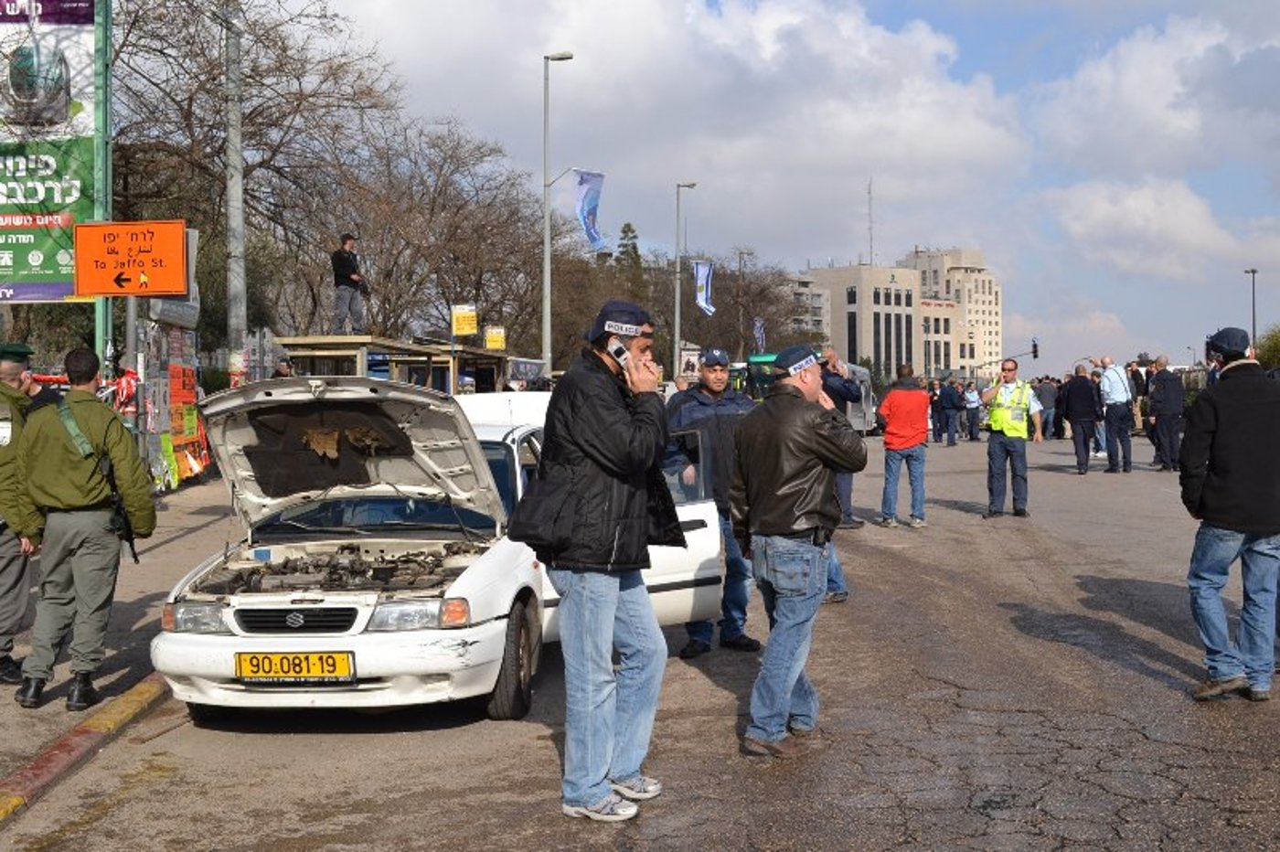 דם, ותמרות עשן: תיעוד מחריד מהזירה