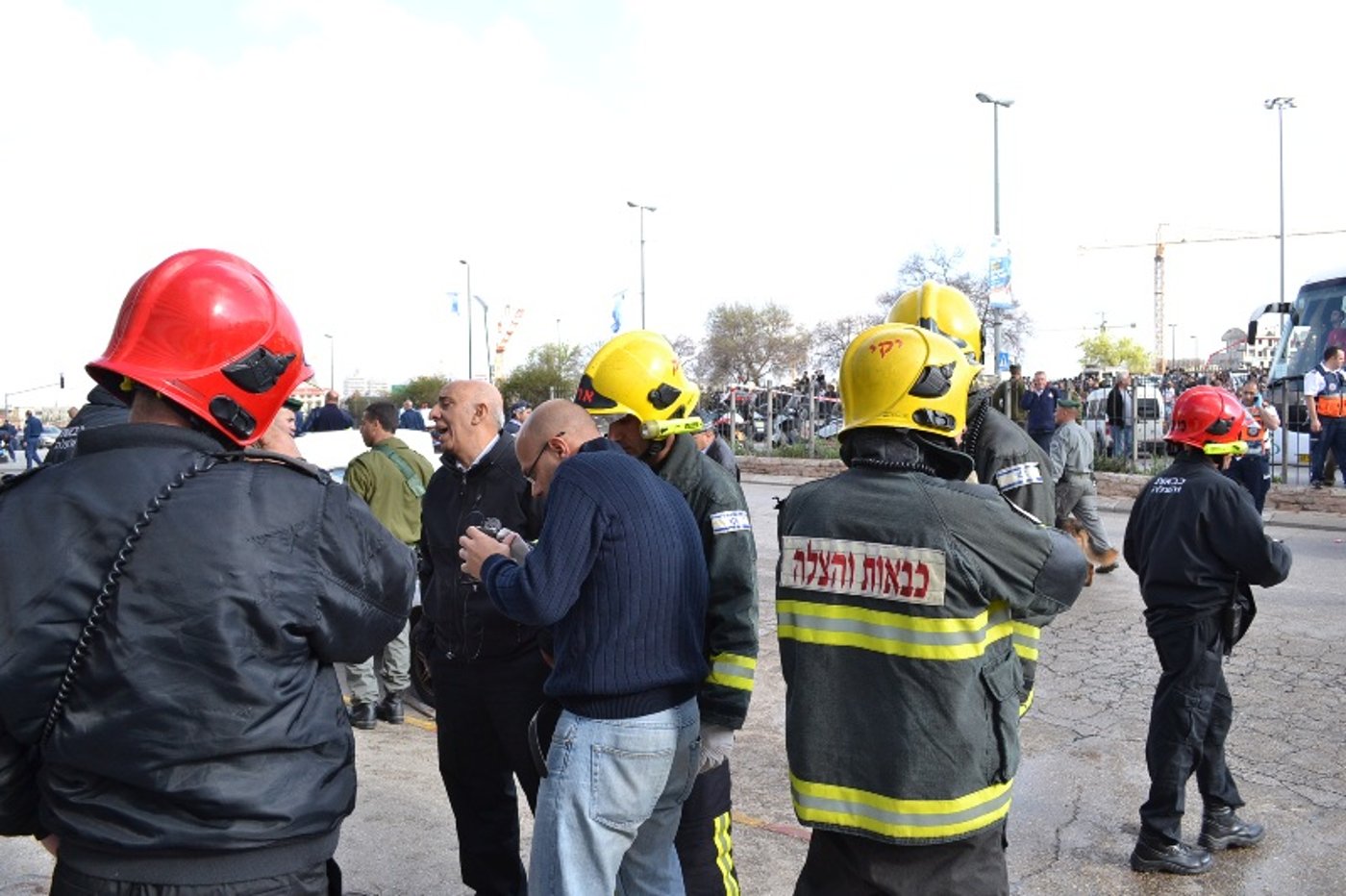 דם, ותמרות עשן: תיעוד מחריד מהזירה