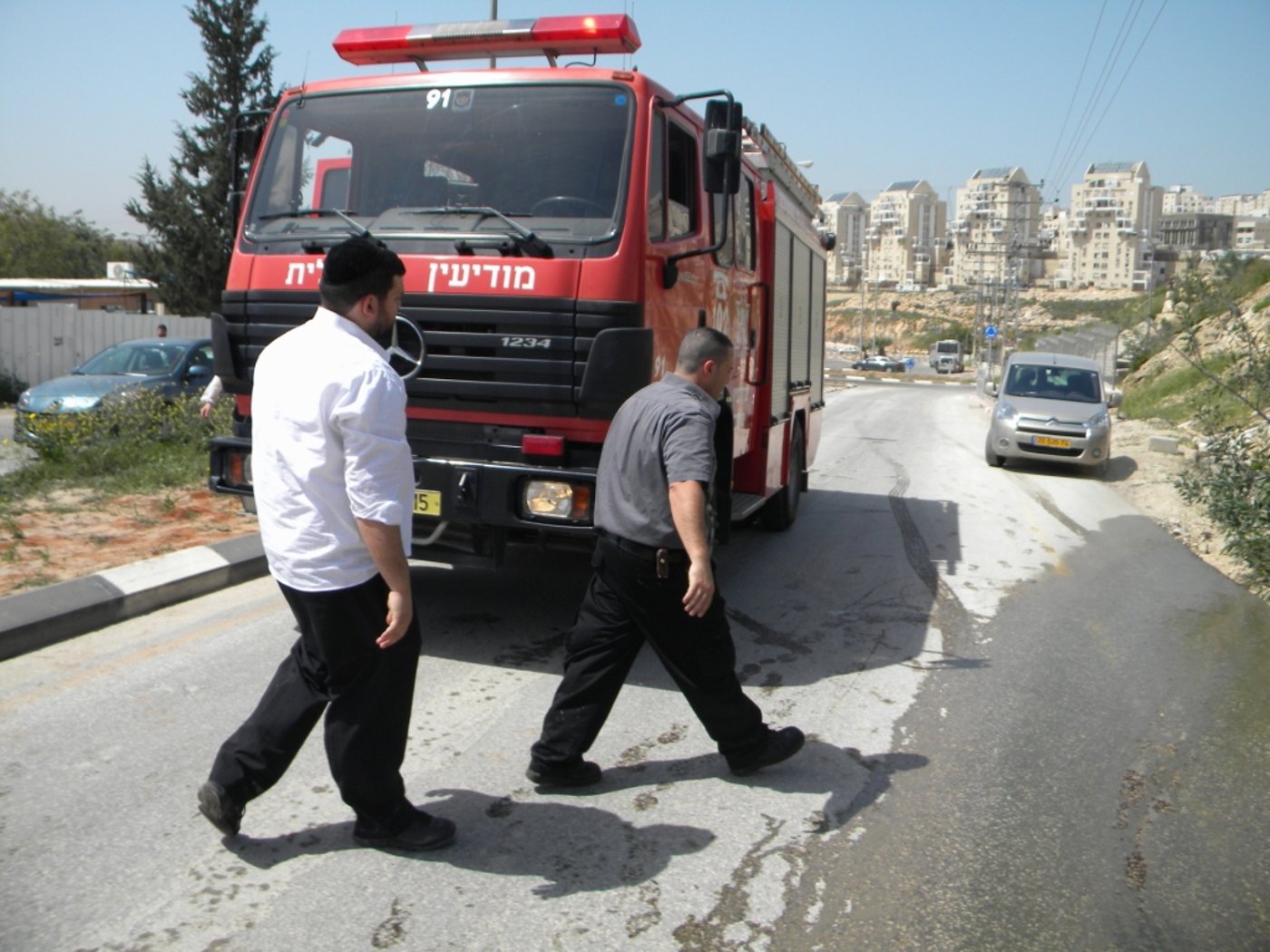 נגמר בנס: "סופרבוס" התנגש במשאית, שניים נפצעו