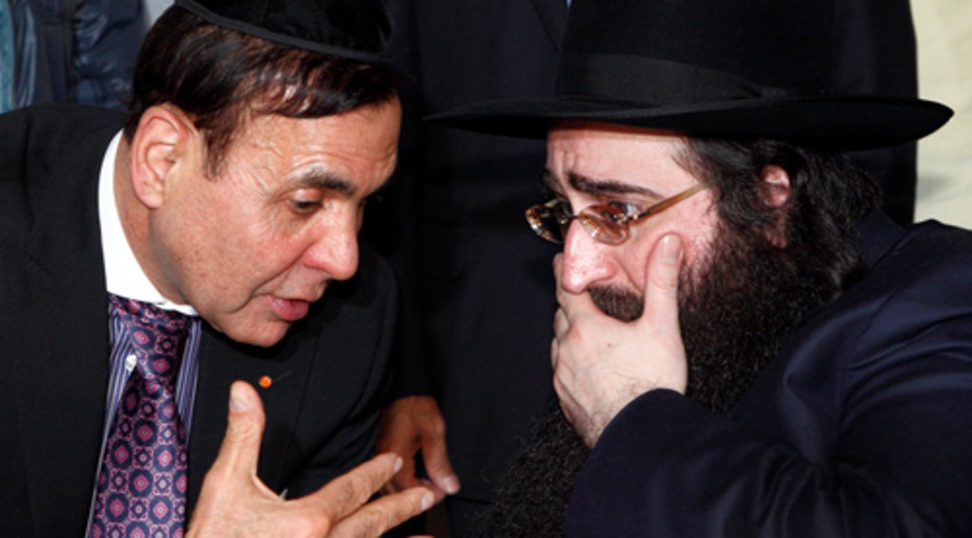 ז´ק אביטל עם הרב פינטו
