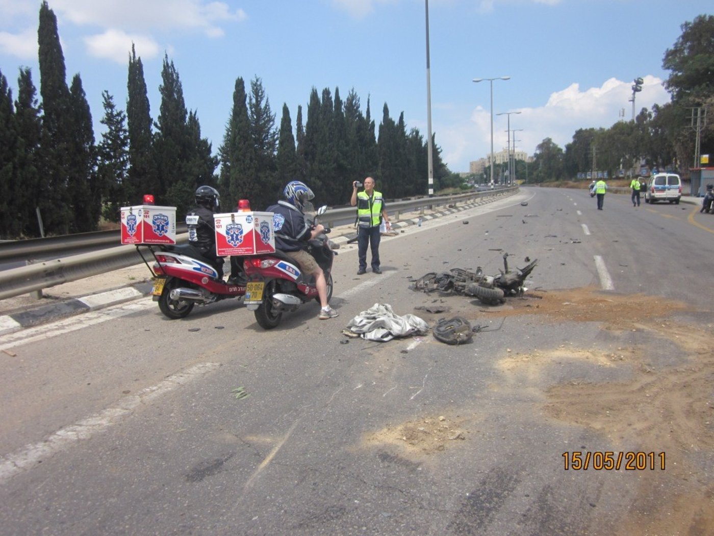 תיעוד מהזירה המדממת: 'לנהג היה רצח בעיניים, הוא לא עצר'