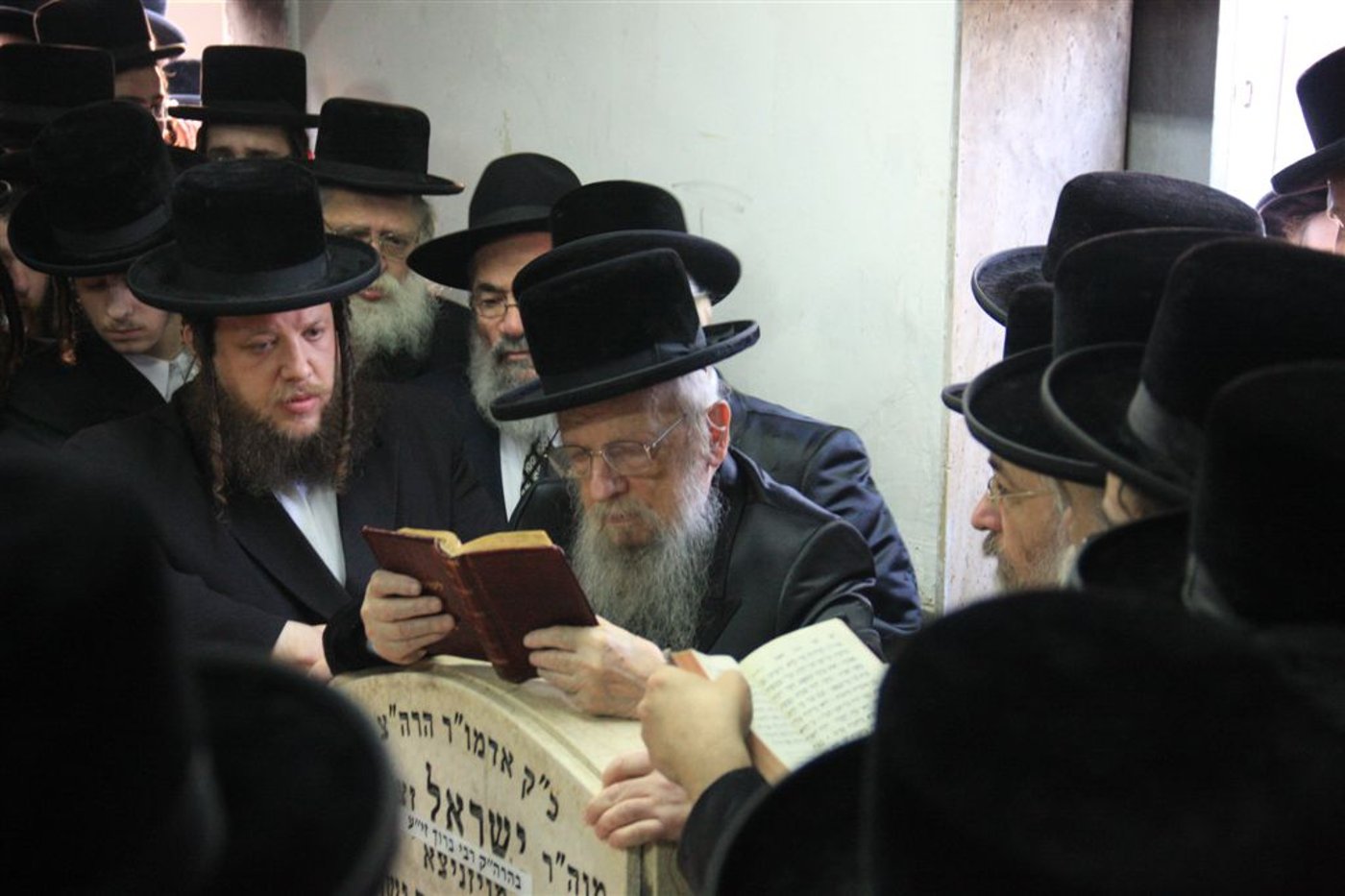 תיעוד: האדמו"ר מסערט ויז'ניץ בציון זקנו
