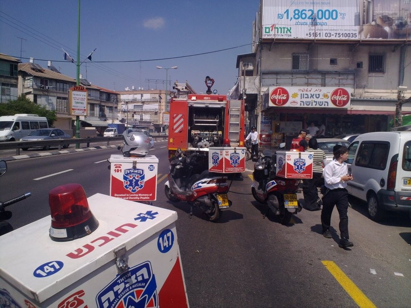 בהלה בבני-ברק: גל ההצתות נמשך