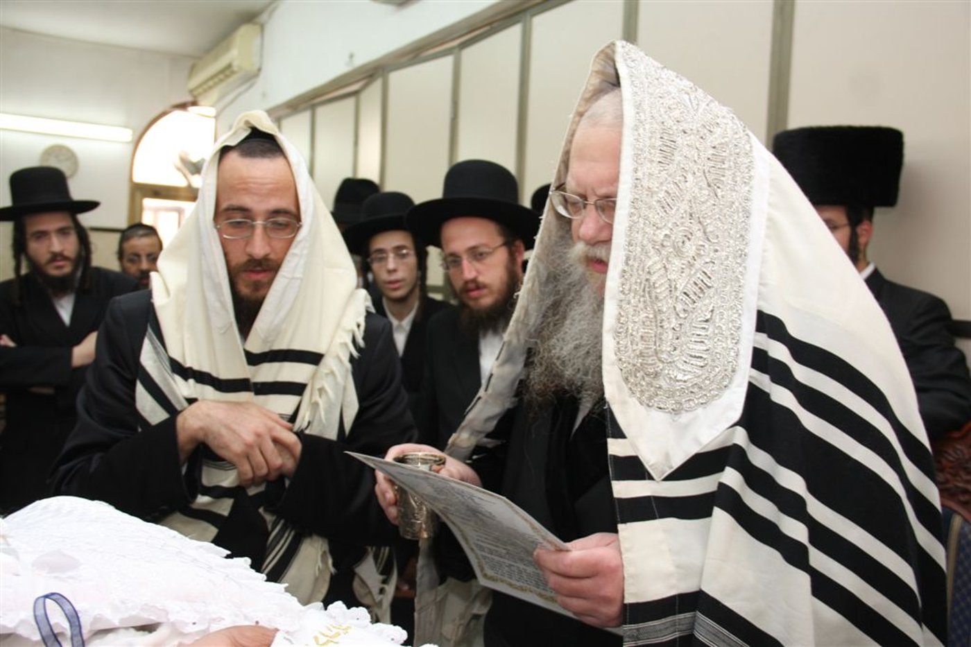 חג במודז'יץ: נכד האדמו"ר הובא בברית