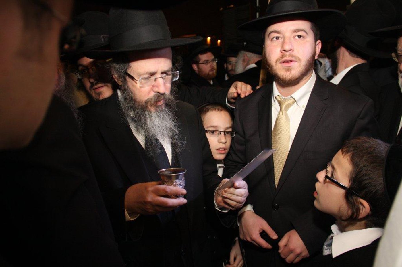 תמונות: חתונת נכדת ראש ישיבת פוניבז'