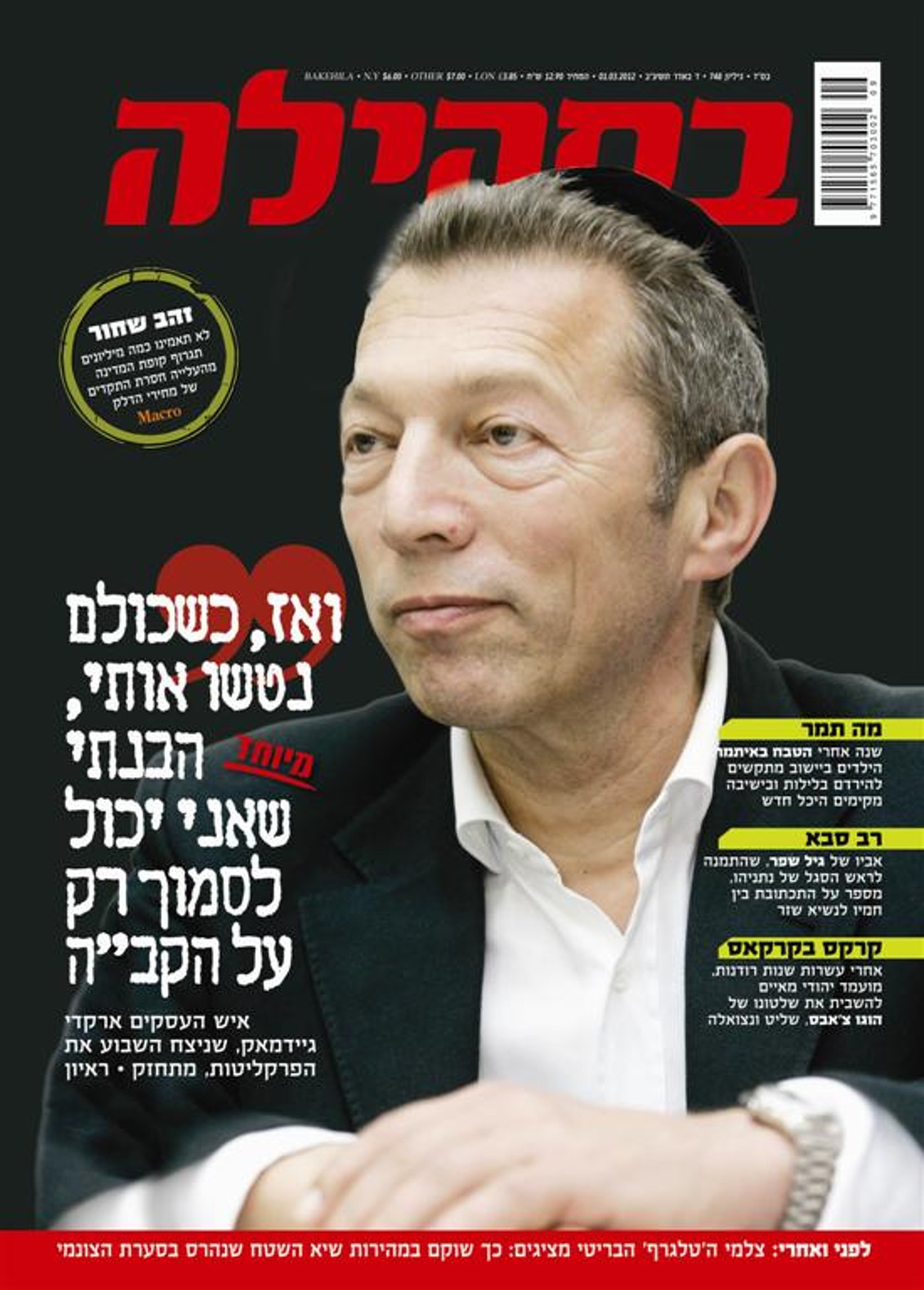 צפו: שערי השבועונים החרדיים