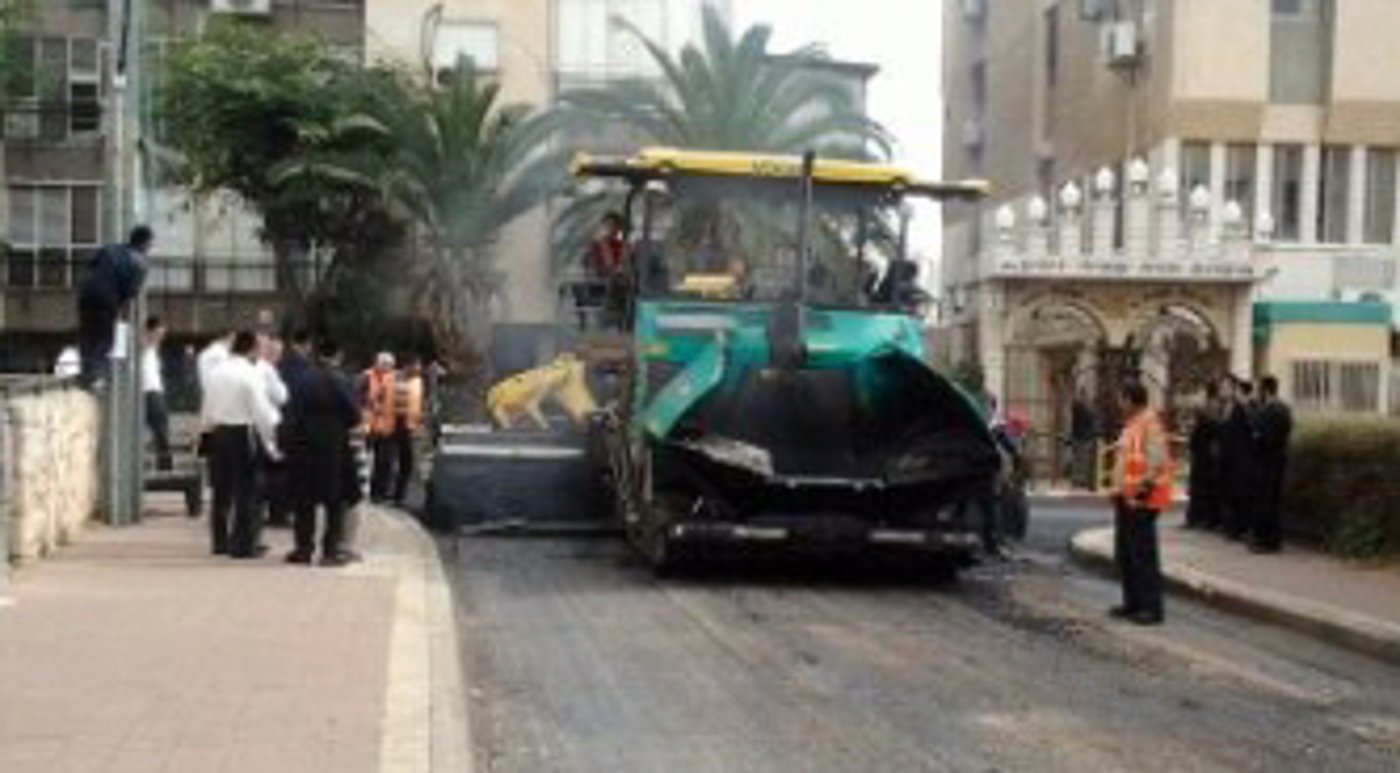 אחד מהרחובות המשופצים