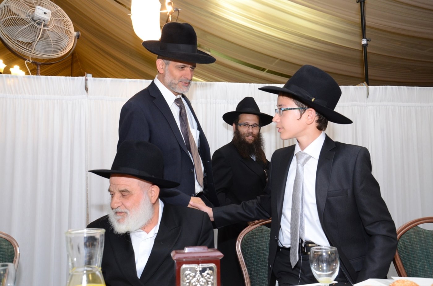 ראשי 'דגל התורה' חגגו בשמחת בנימין ליפקין בכפר-חב"ד