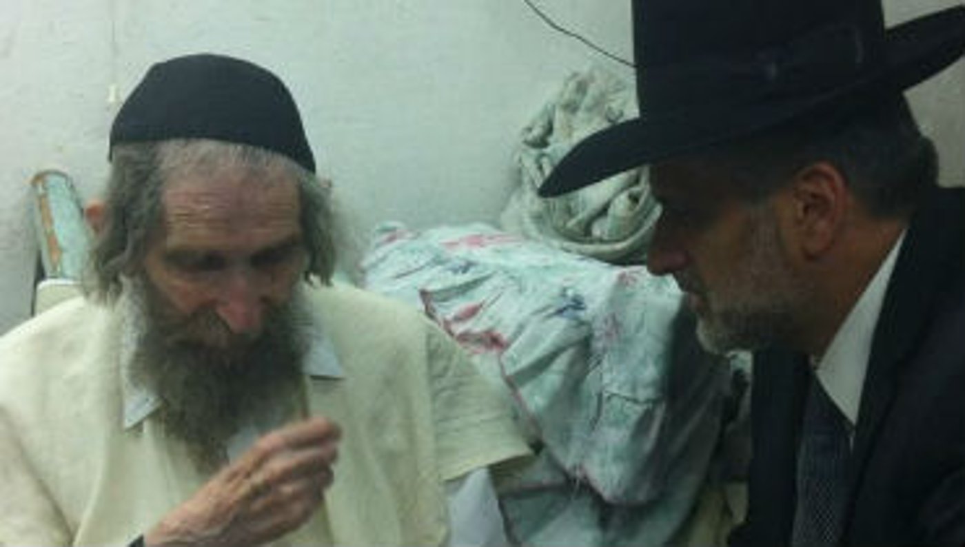 השר ישי במעונו של הרב שטיינמן