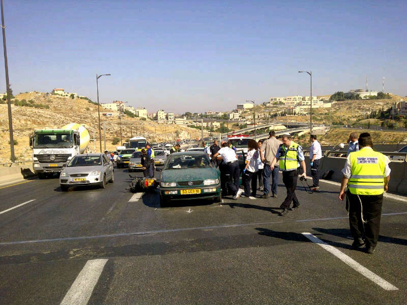 רוכב קטנוע נהרג בתאונת דרכים בירושלים