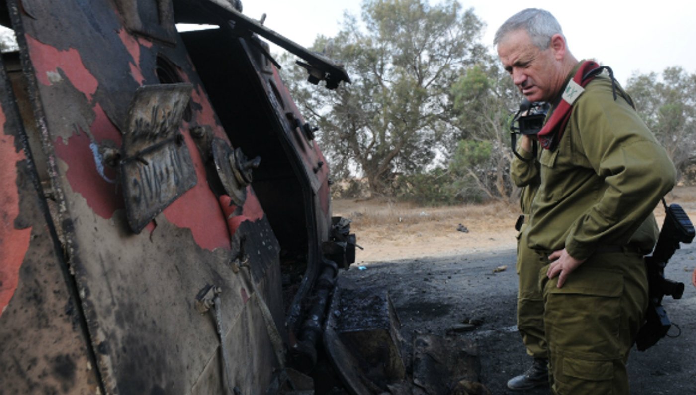 הרמטכ"ל בוחן את הנגמ"ש המצרי, הבוקר