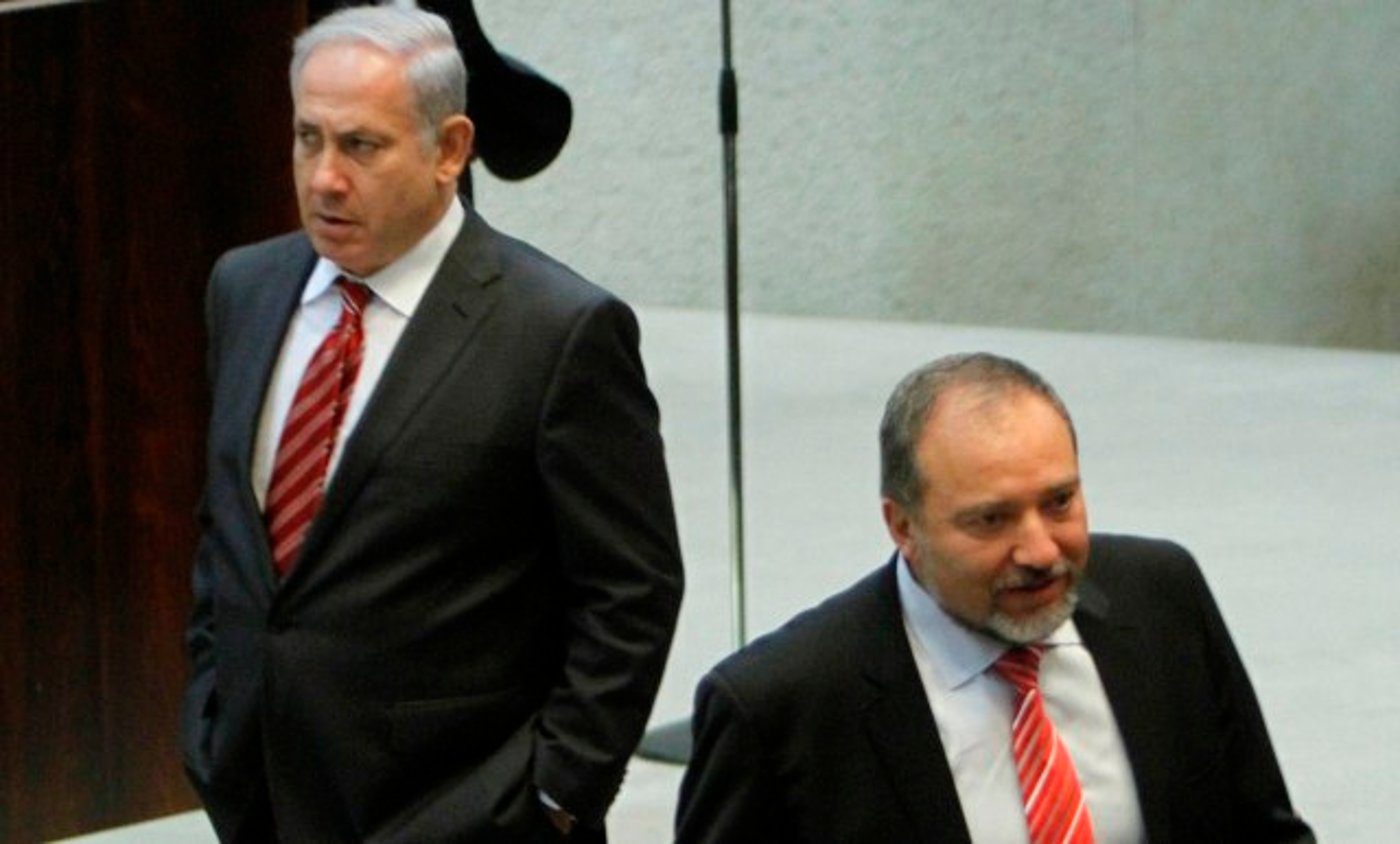 נתניהו וליברמן