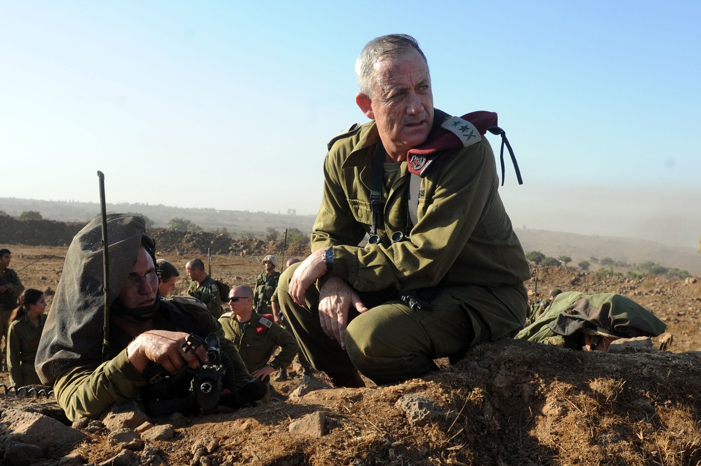 צפו: הרמטכ"ל מסתער עם הלוחמים