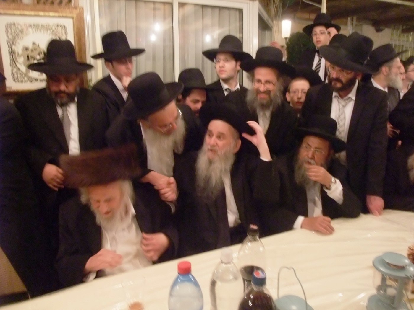 ראשי ישיבות בסוכת הרב שמואל אויערבך ● תיעוד