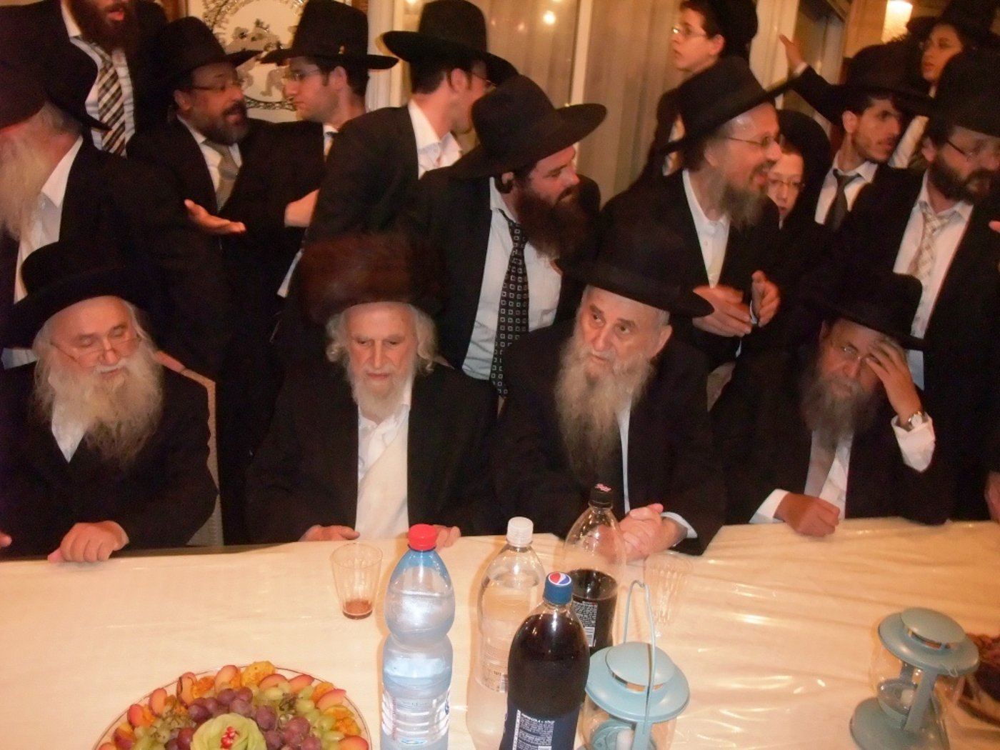 ראשי ישיבות בסוכת הרב שמואל אויערבך ● תיעוד