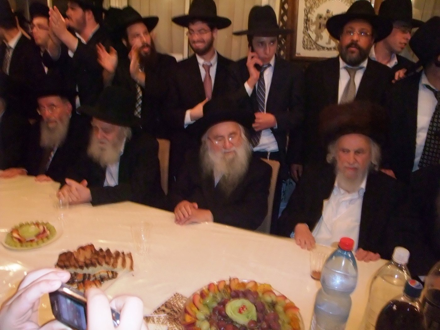ראשי ישיבות בסוכת הרב שמואל אויערבך ● תיעוד