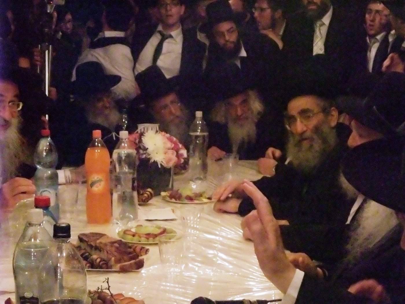 ראשי ישיבות בסוכת הרב שמואל אויערבך ● תיעוד