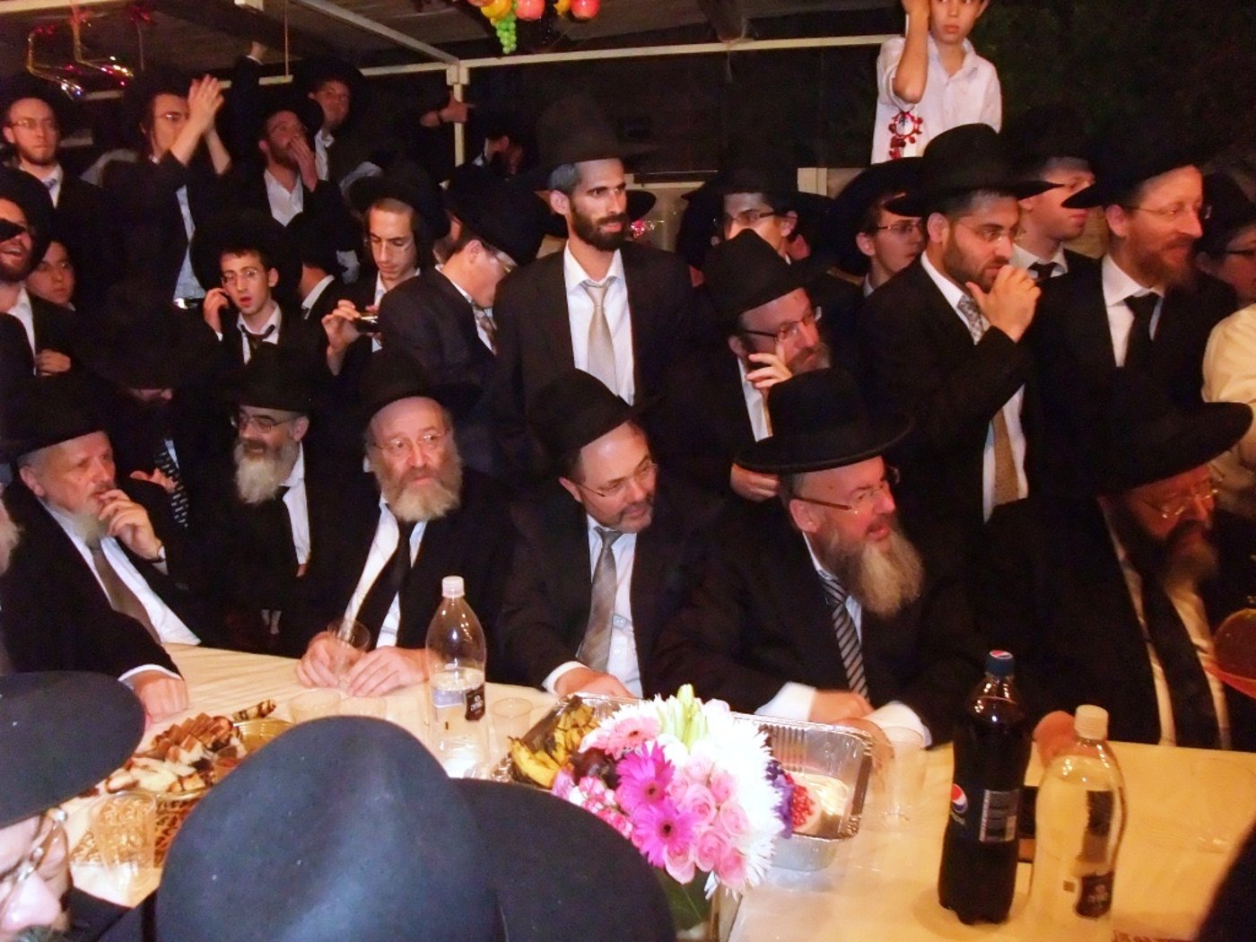ראשי ישיבות בסוכת הרב שמואל אויערבך ● תיעוד