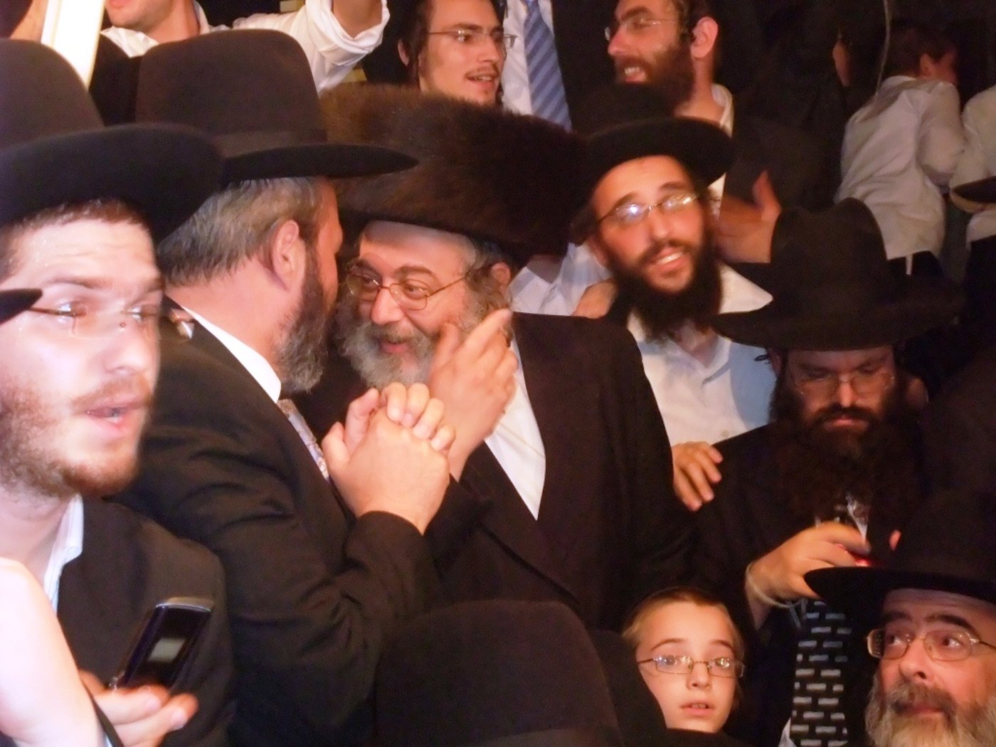 ראשי ישיבות בסוכת הרב שמואל אויערבך ● תיעוד
