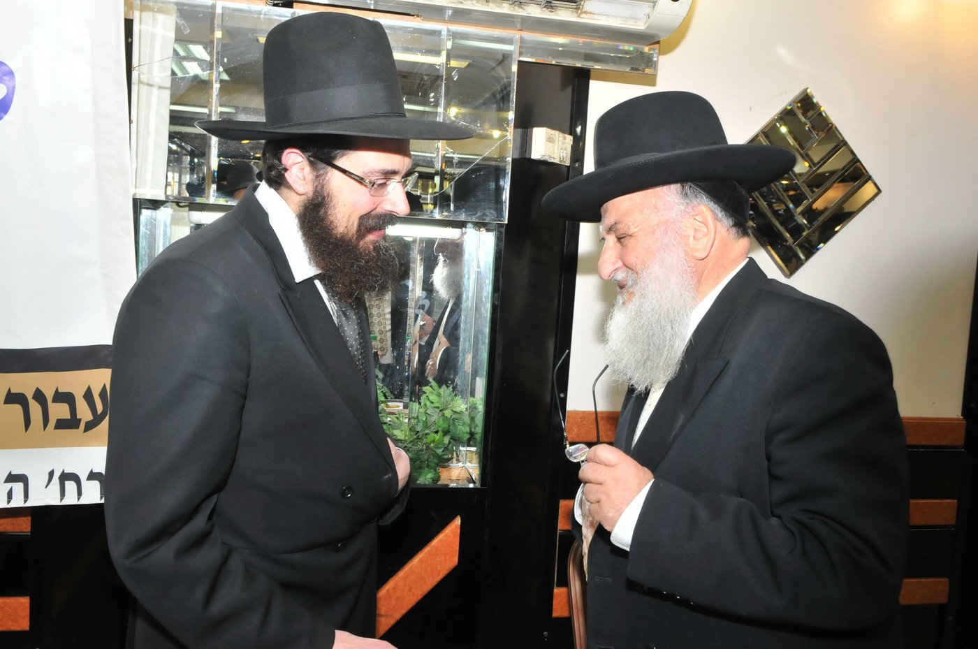 עם ראש ישיבת מיר: ר' אליעזר יהודה פינקל