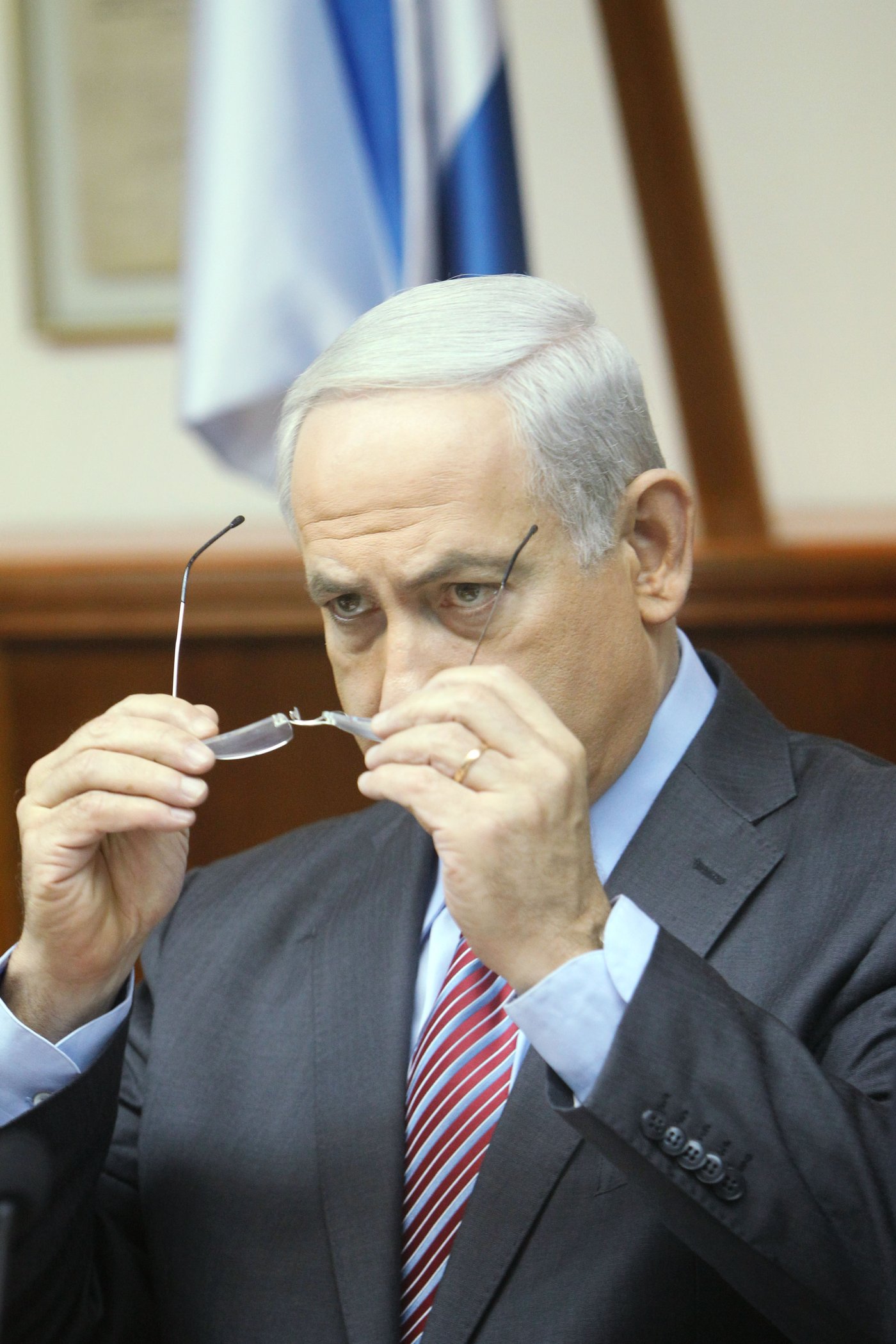 תמונות: הממשלה מתכנסת בצל המבצע בעזה