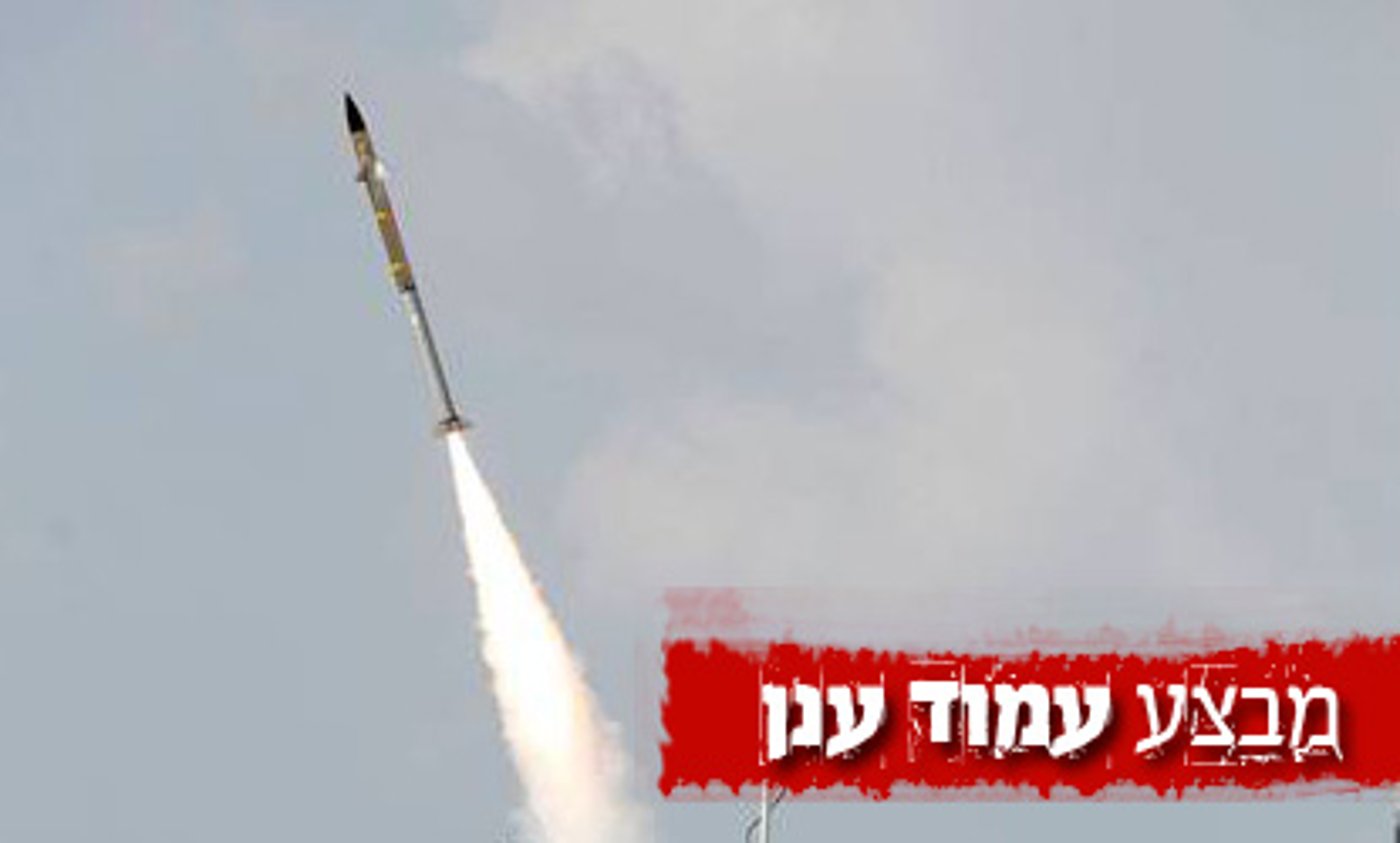 טיל כיפת ברזל בדרך ליירוט, הבוקר