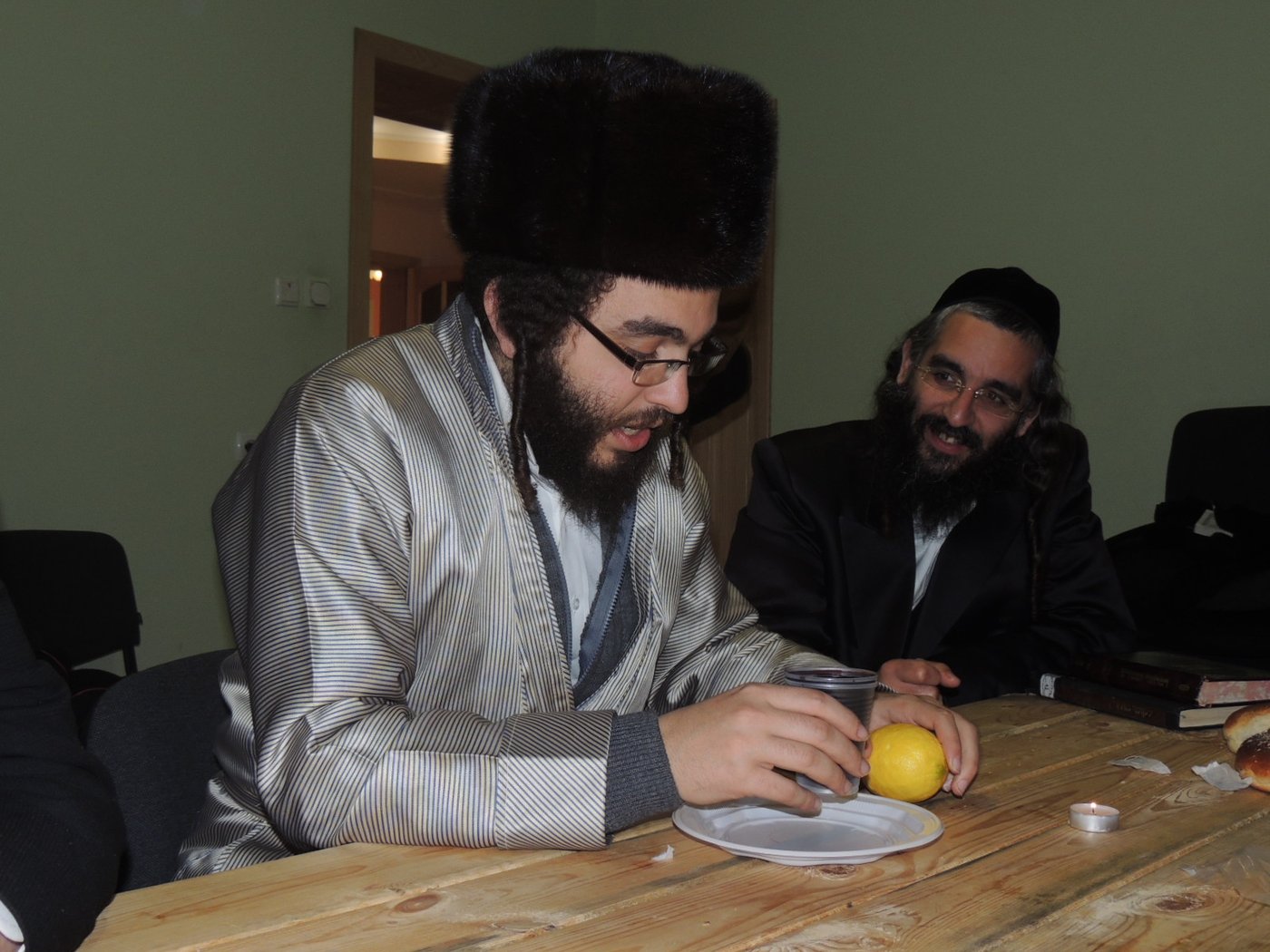נר שמיני באומן המושלגת