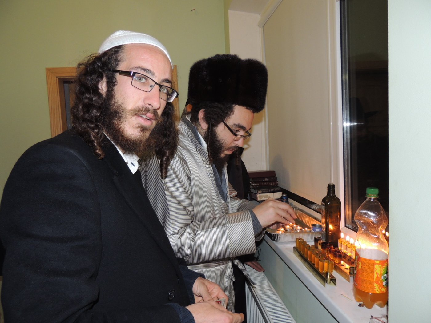 נר שמיני באומן המושלגת
