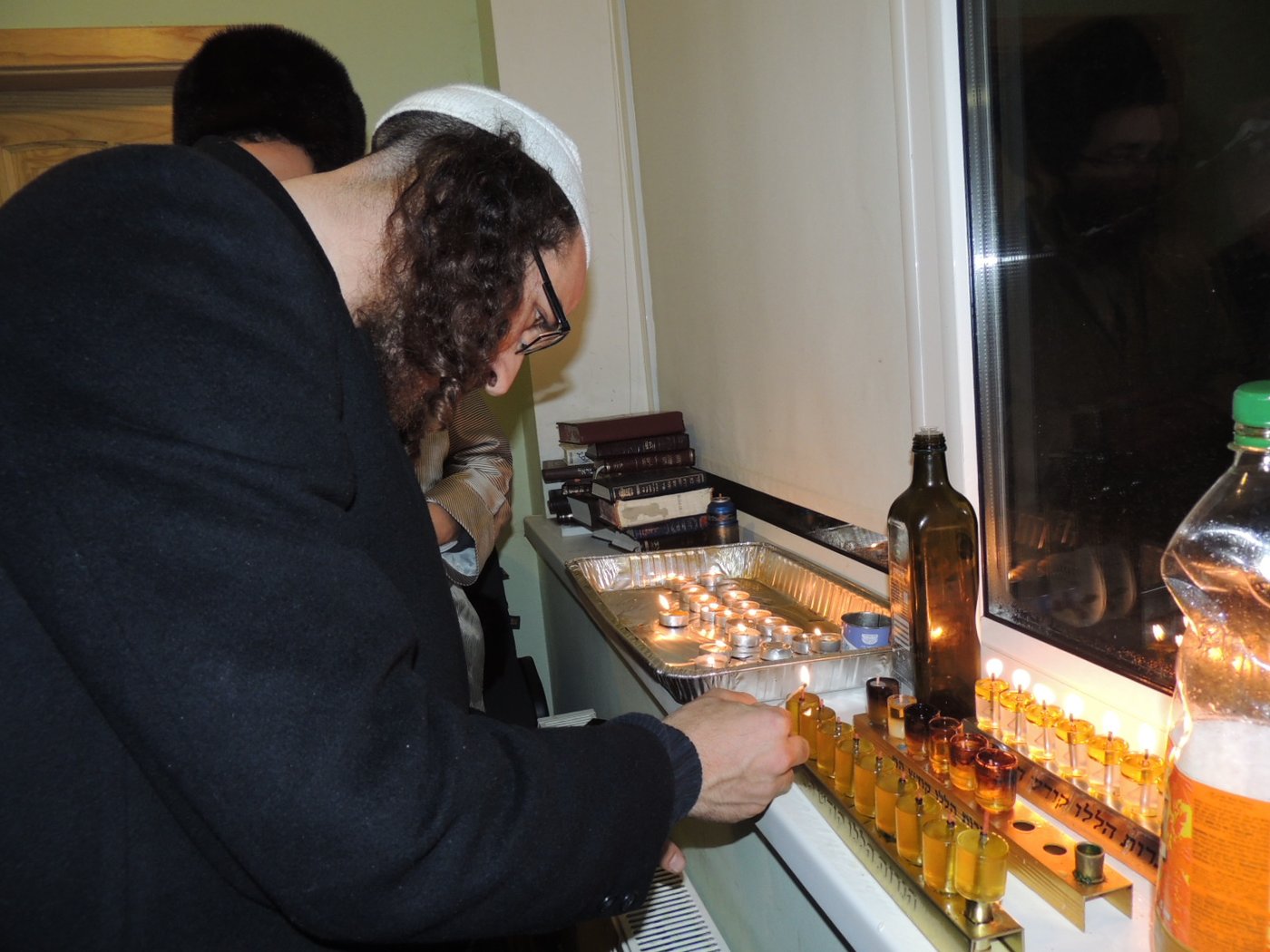 נר שמיני באומן המושלגת