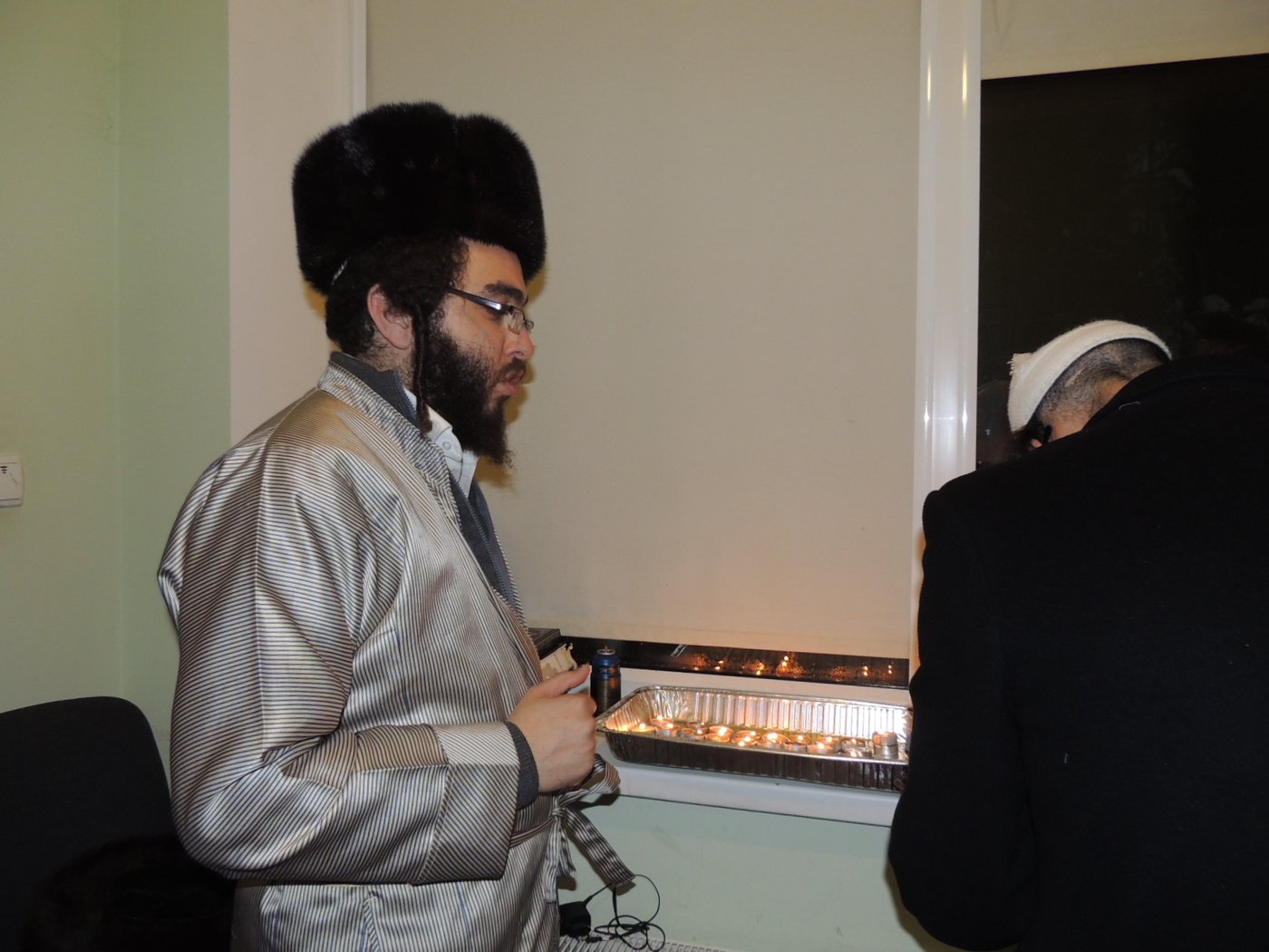 נר שמיני באומן המושלגת