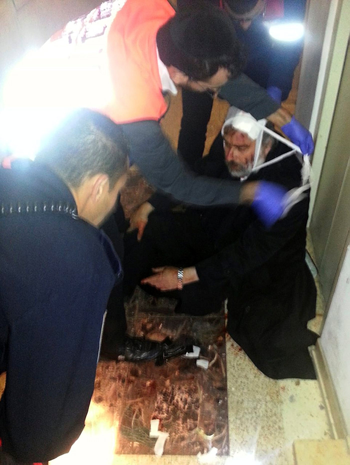 ,נתי גרוסמן, שניות לאחר התקיפה
