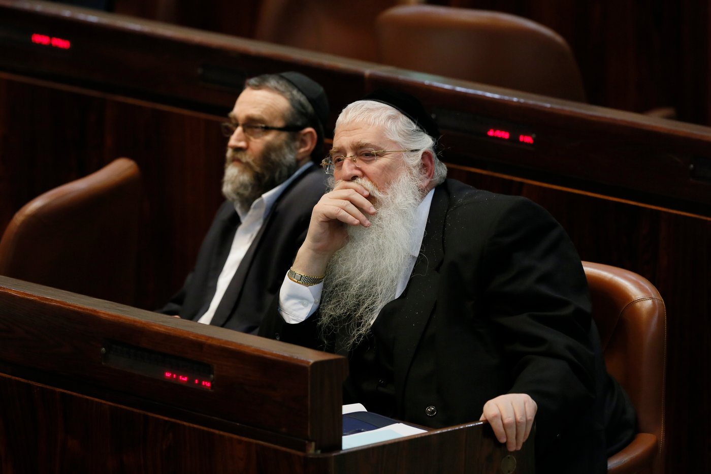 גלריה: מליאת הכנסת בעת השתלחות לפיד בחרדים