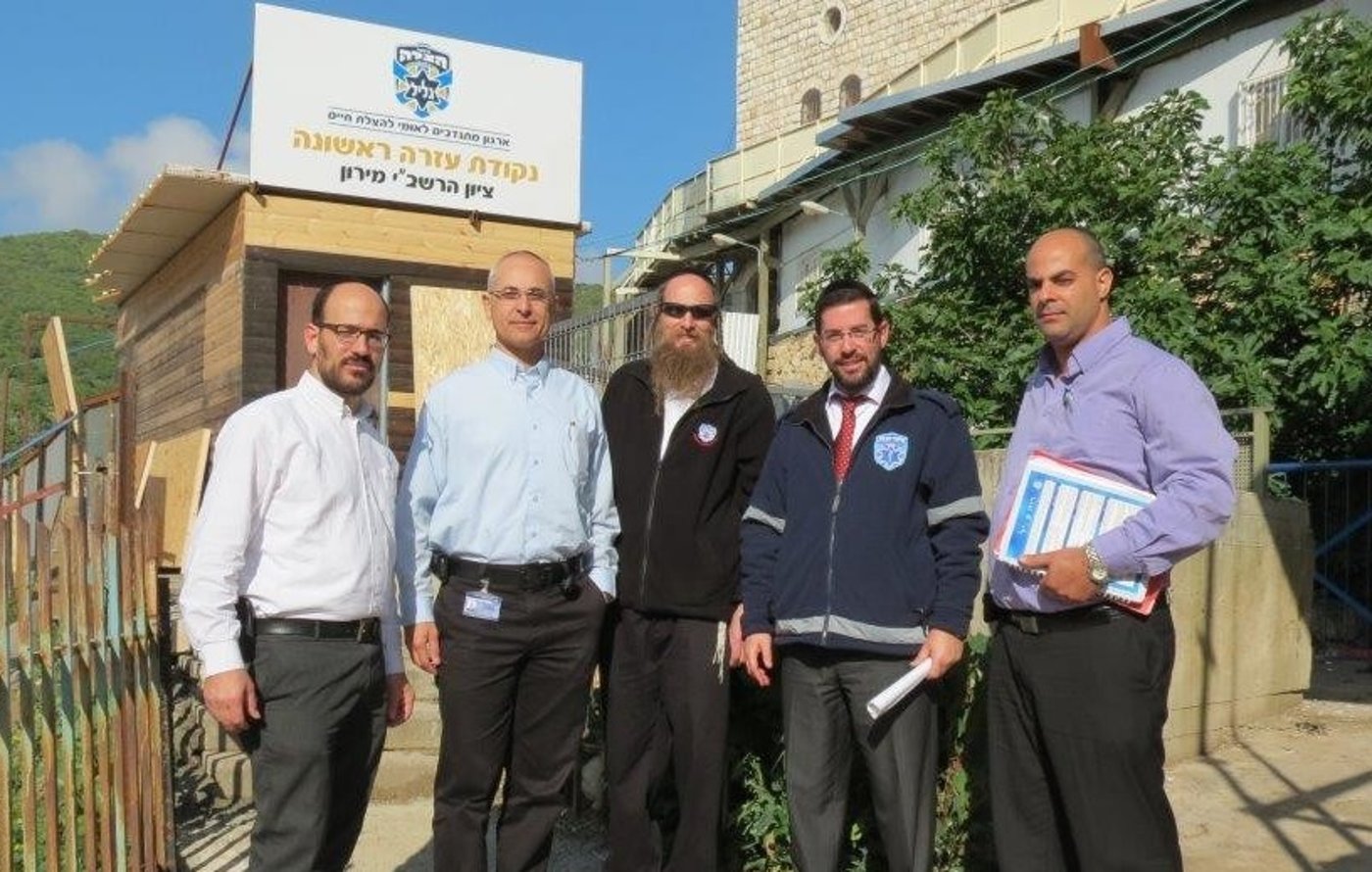 השר לביטחון פנים מבקר במירון