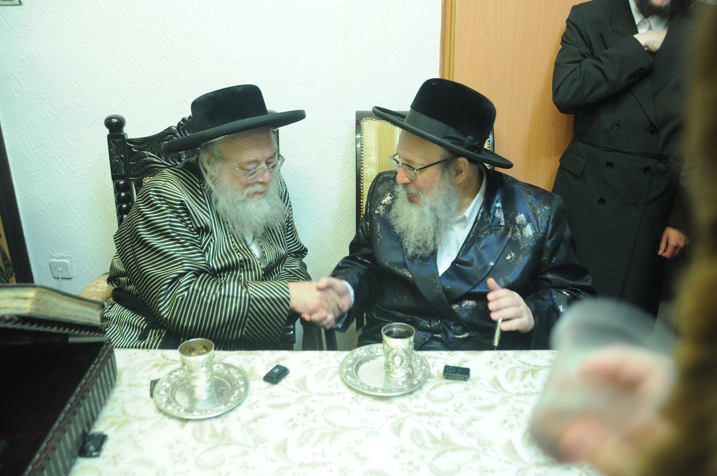 גלריה: הרבי מספינקא בביקורו בישראל
