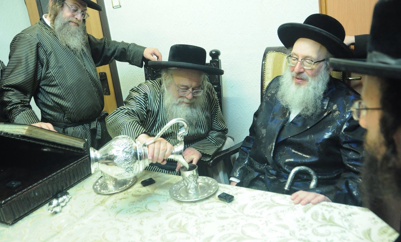 גלריה: הרבי מספינקא בביקורו בישראל