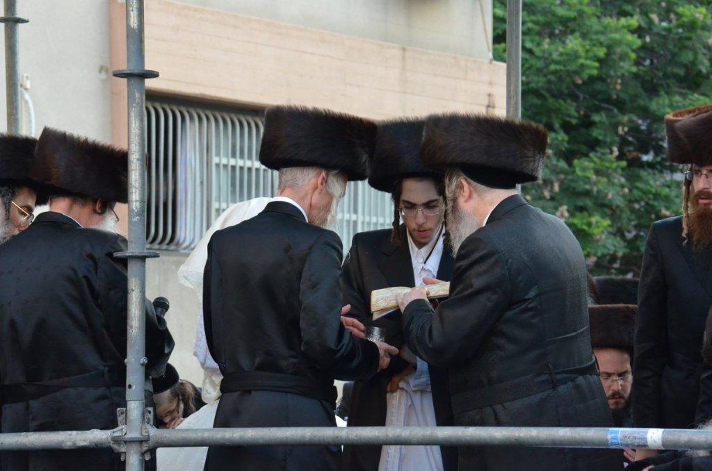 מצהלות חתנים: חתונת נכד האדמו"ר מערלוי • צפו