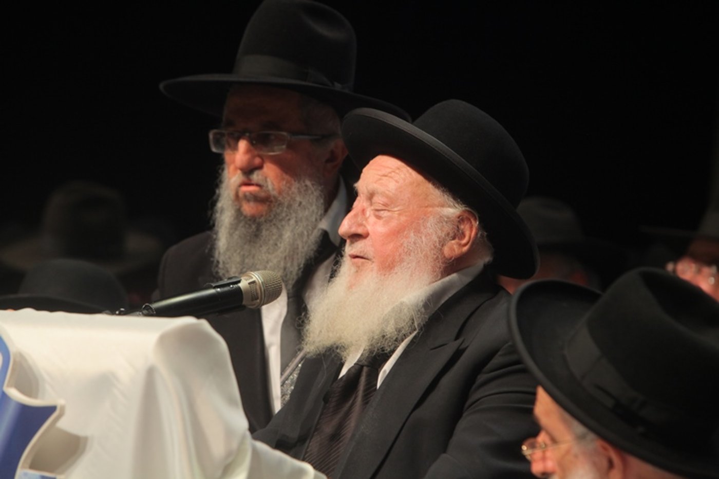 יום יארצייט ראשון לגרי"ש אלישיב: המונים בעצרת