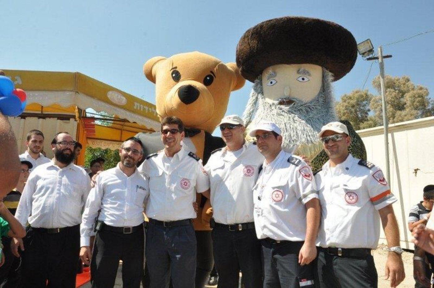 מתנדבי ארגוני ההצלה המסונפים למד"א ביום גיבוש משפחתי
