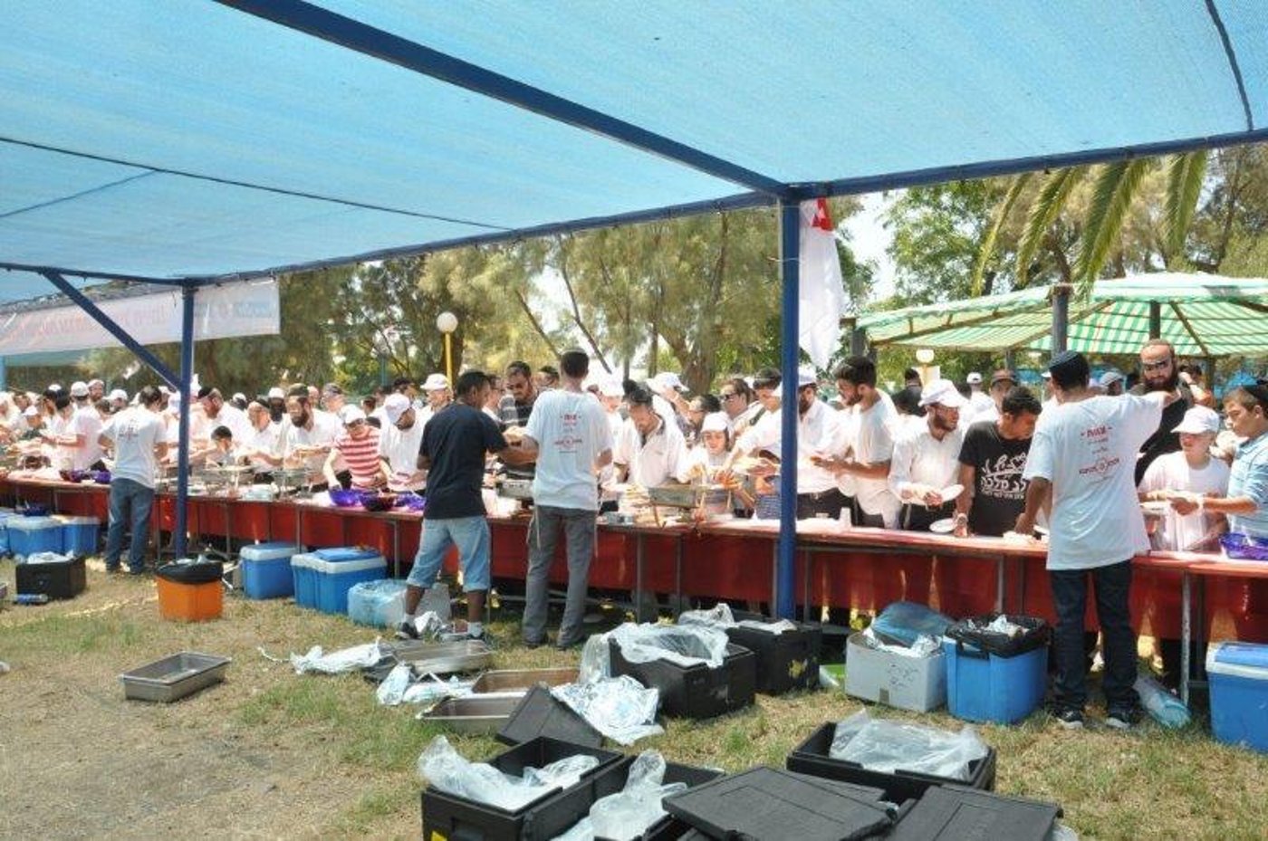 מתנדבי ארגוני ההצלה המסונפים למד"א ביום גיבוש משפחתי