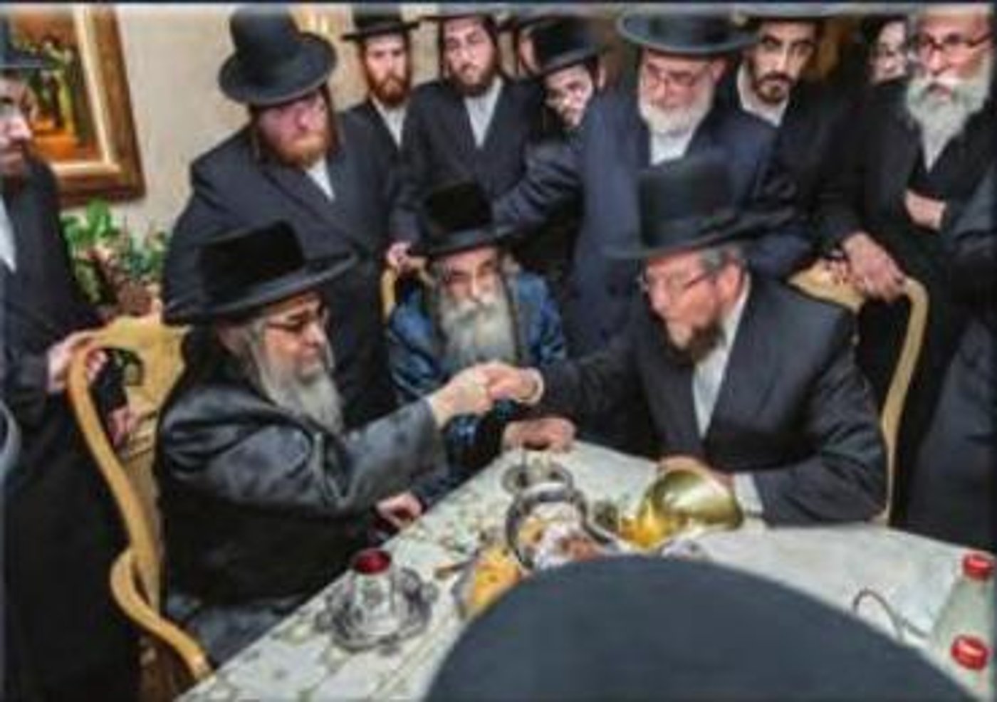 צפו: האדמו"ר מסאטמר בבית הנגיד