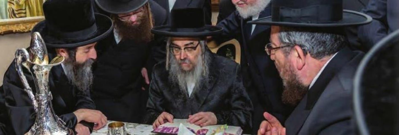 צפו: האדמו"ר מסאטמר בבית הנגיד