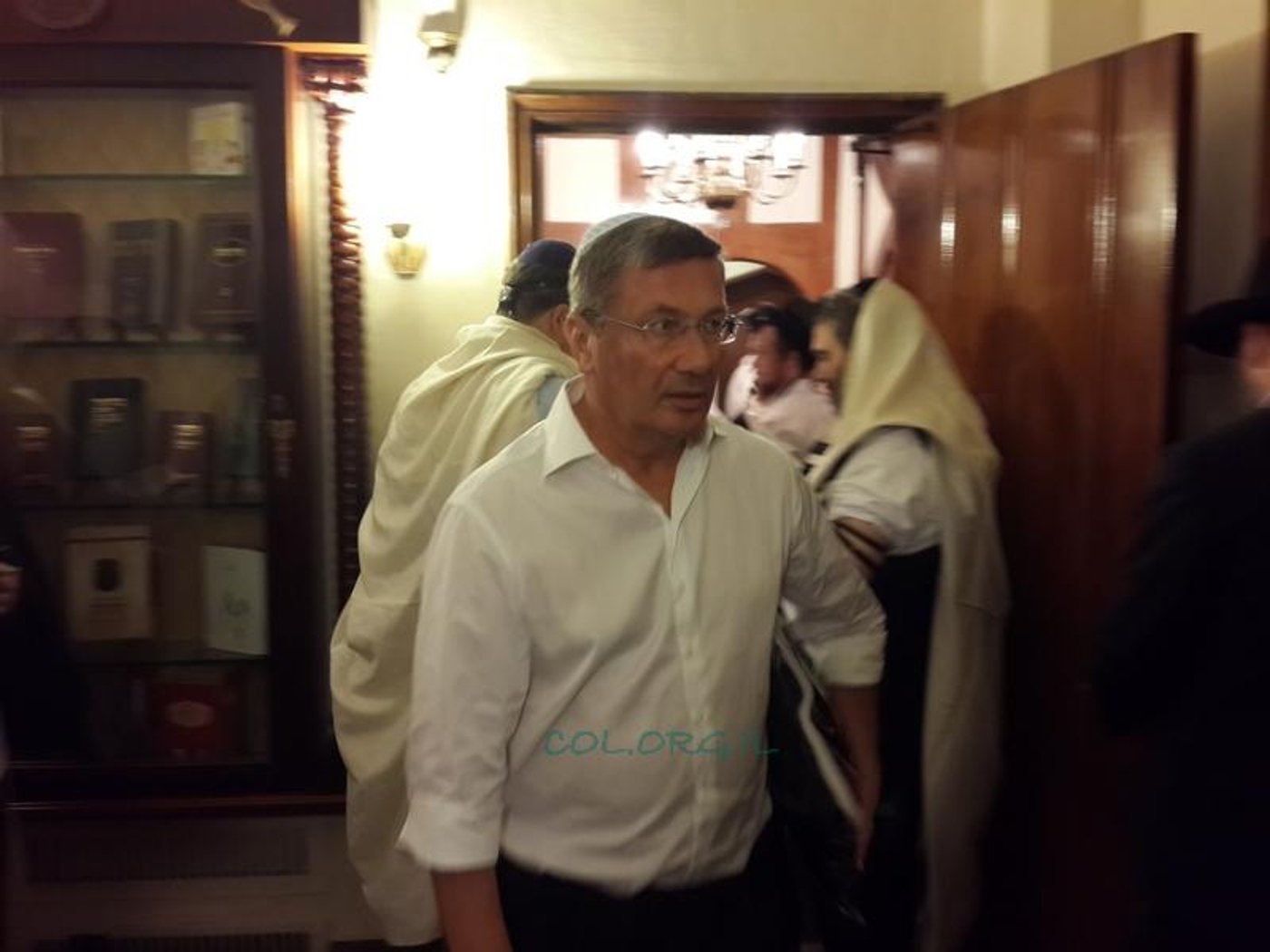צפו בגלריה: נוחי דנקנר מבקר ב-770