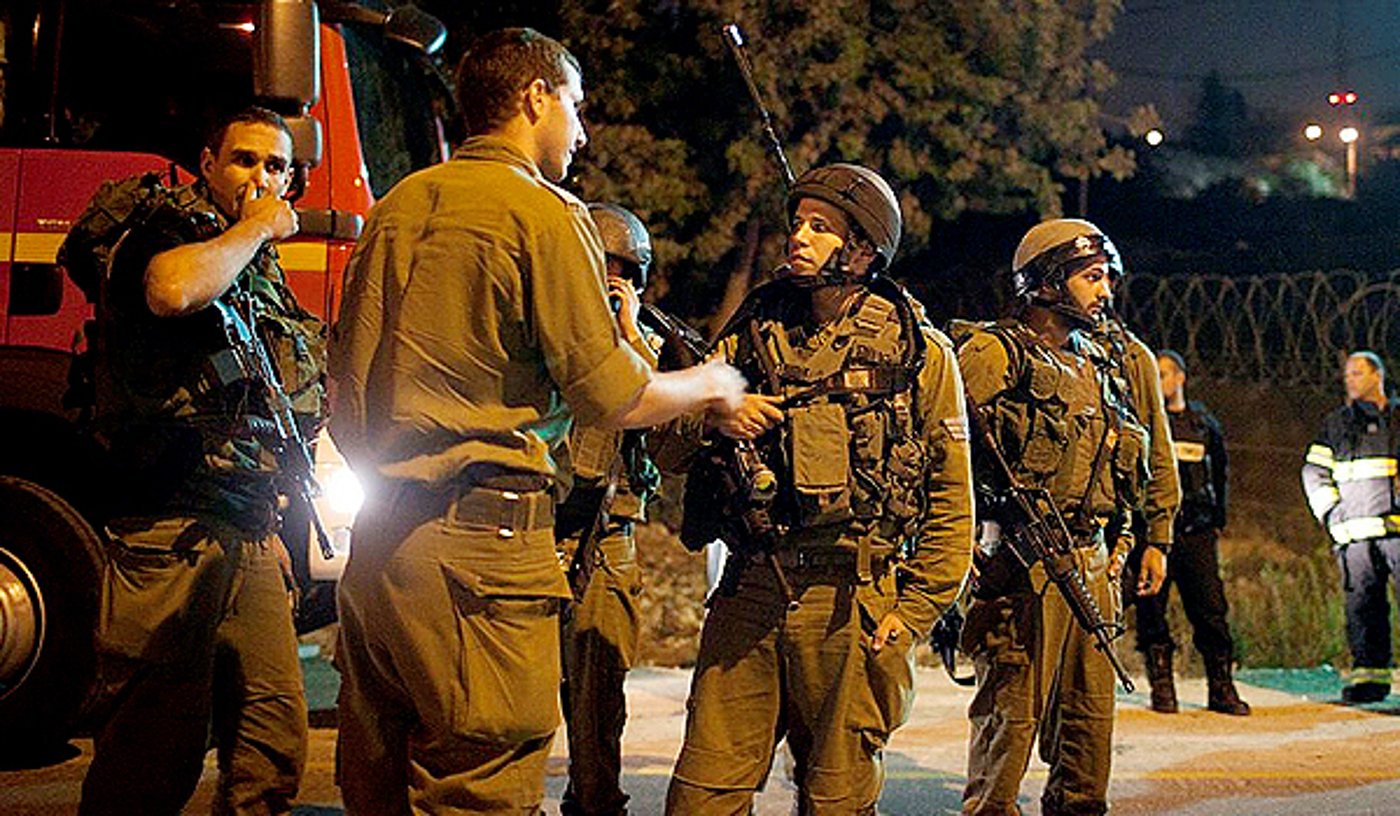 כוחות צה"ל פרוסים בישוב