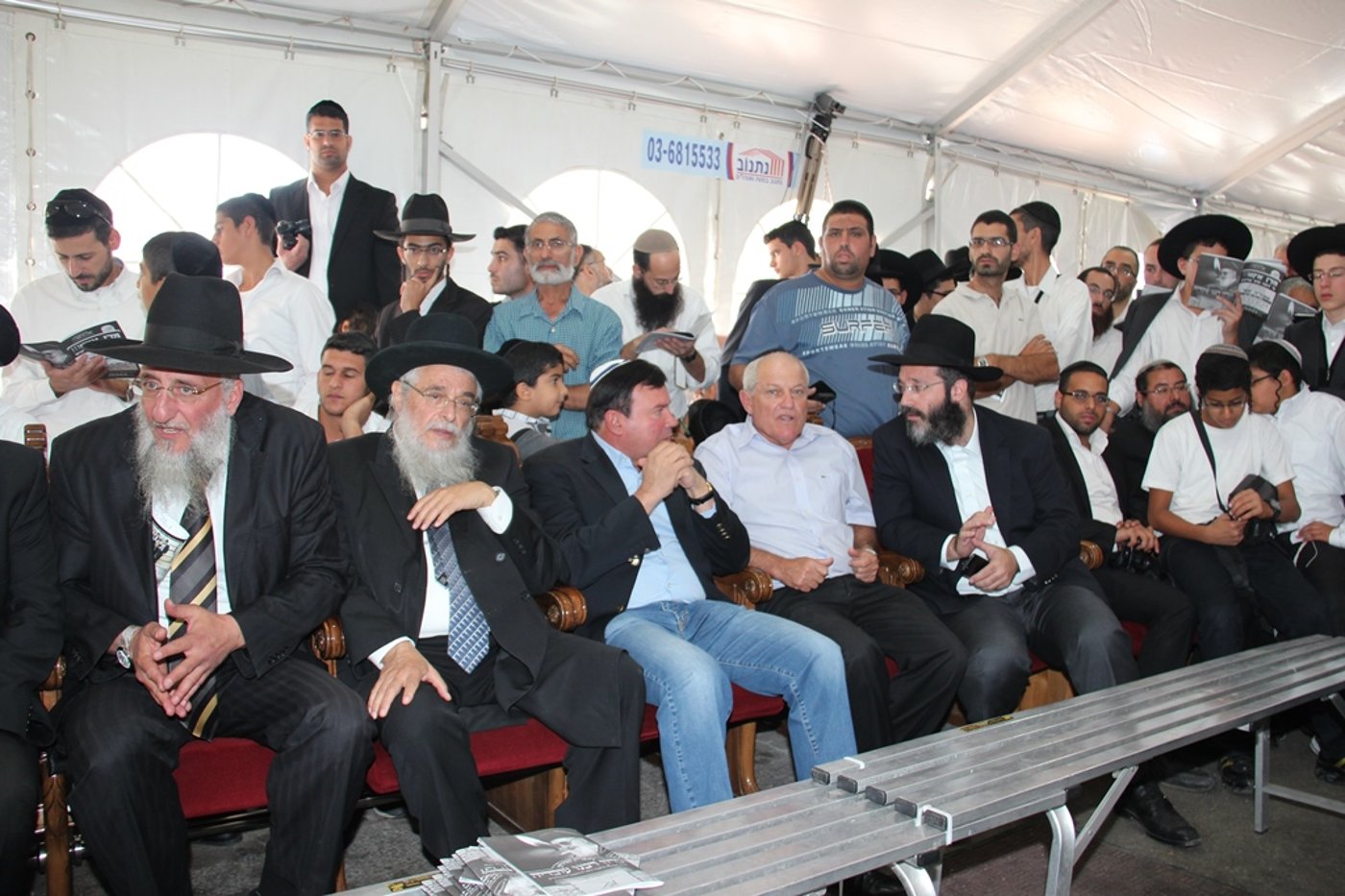 פותחים שבוע בלי מרן הרב עובדיה יוסף • גלריה מהאוהל