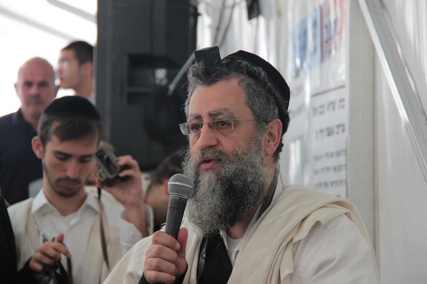 פותחים שבוע בלי מרן הרב עובדיה יוסף • גלריה מהאוהל