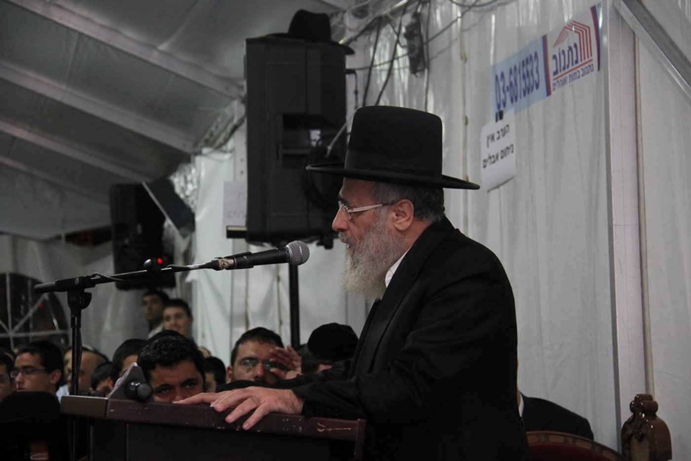 פותחים שבוע בלי מרן הרב עובדיה יוסף • גלריה מהאוהל