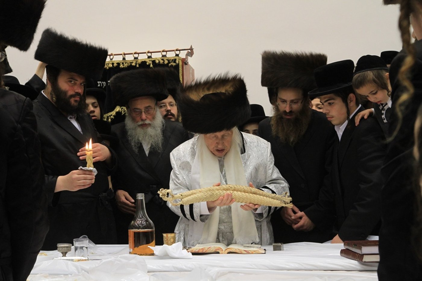 גלריה: הרבי מקאליב שבת בבית שמש