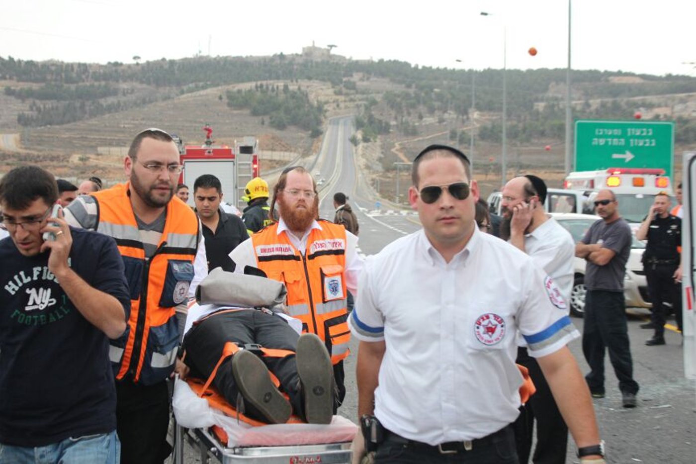 בתו ונכדו של הרב עמאר נפצעו בתאונה